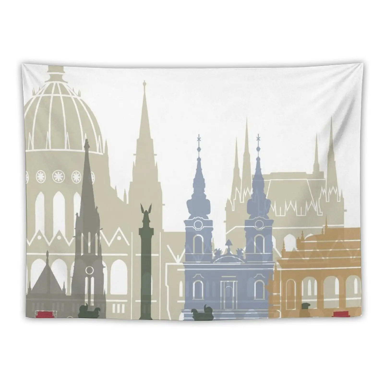 

Budapest skyline poster Tapestry Kawaii Room Decor Decoration Room House Decorations Bedrooms Decor