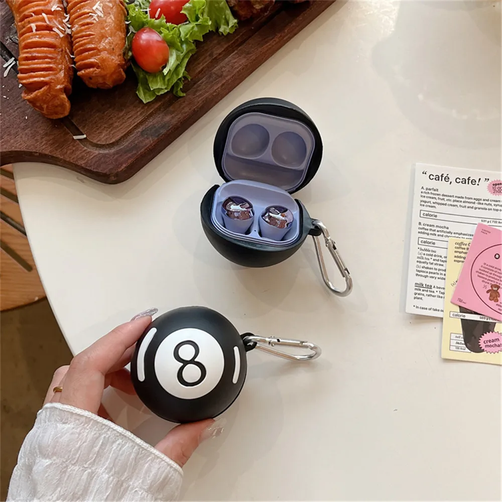 Чехлы для наушников Samsung Galaxy Buds 2 Live Pro2, креативный мягкий силиконовый защитный чехол для баскетбола, бильярда, Samsung Buds
Чехлы для наушников Samsung Galaxy Buds 2 Live Pro2, креативный мягкий силиконовый защитный чехол для баскетбола, бильярда, Samsung Buds