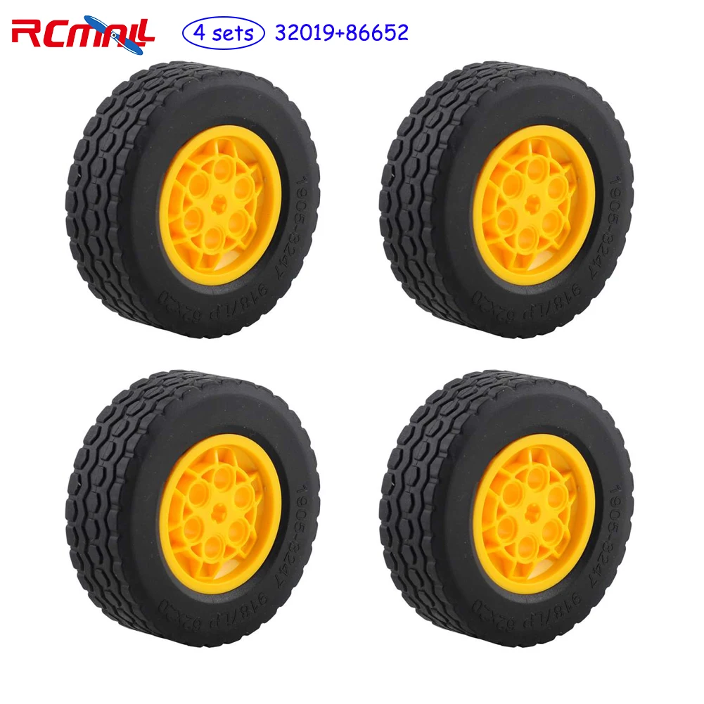 4PCS Wheel 32019 86652 Car Tires Technology Bulk Parts Compatible with Legoeds Small Pellets MOC Bricks Building Blocks
4PCS Wheel 32019 86652 Car Tires Technology Bulk Parts Compatible with Legoeds Small Pellets MOC Bricks Building Blocks