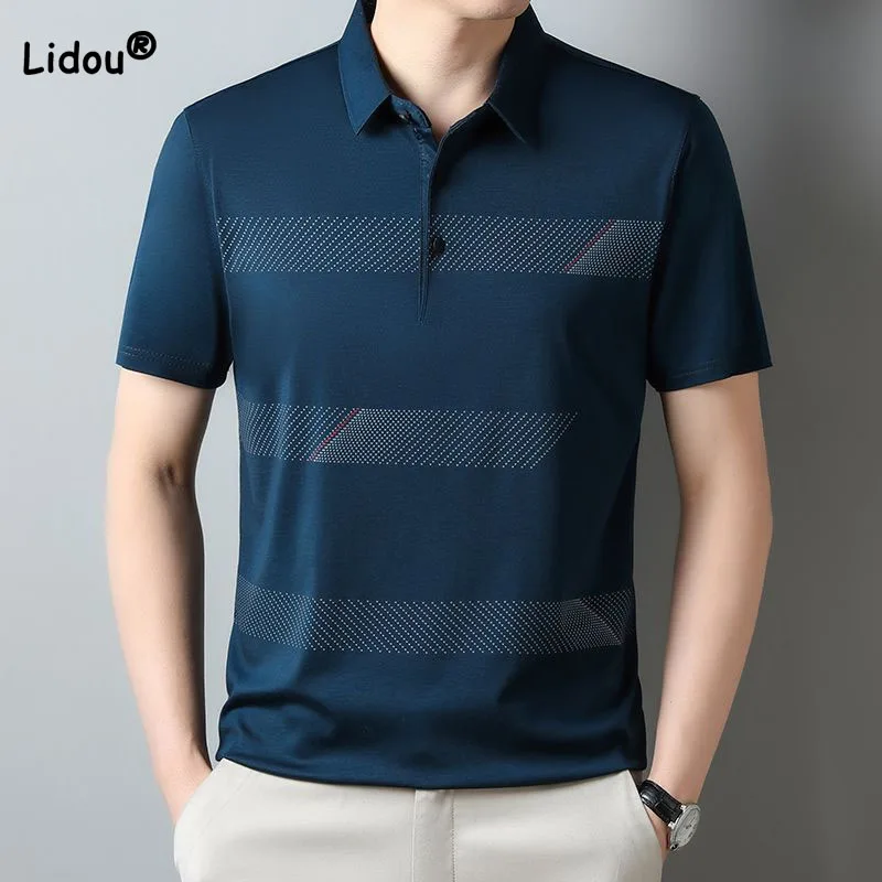 Fashion All-match Short Sleeve Contrast Color Men's T-shirt Summer Business Office Casual Polo-Neck Spliced Tops Male Clothes
Fashion All-match Short Sleeve Contrast Color Men's T-shirt Summer Business Office Casual Polo-Neck Spliced Tops Male Clothes