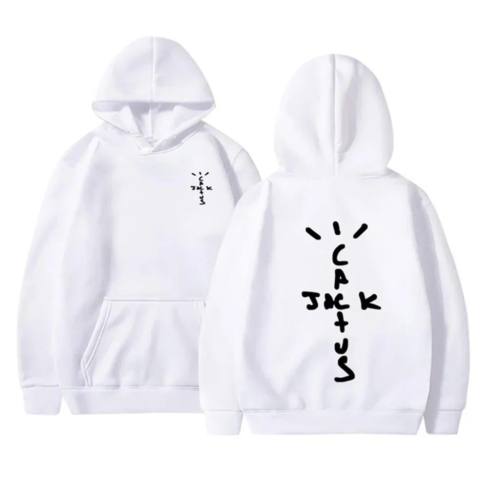 

Cactus Jack Swag letter printed hoodie for women's and men's hooded sportswear casual pullover