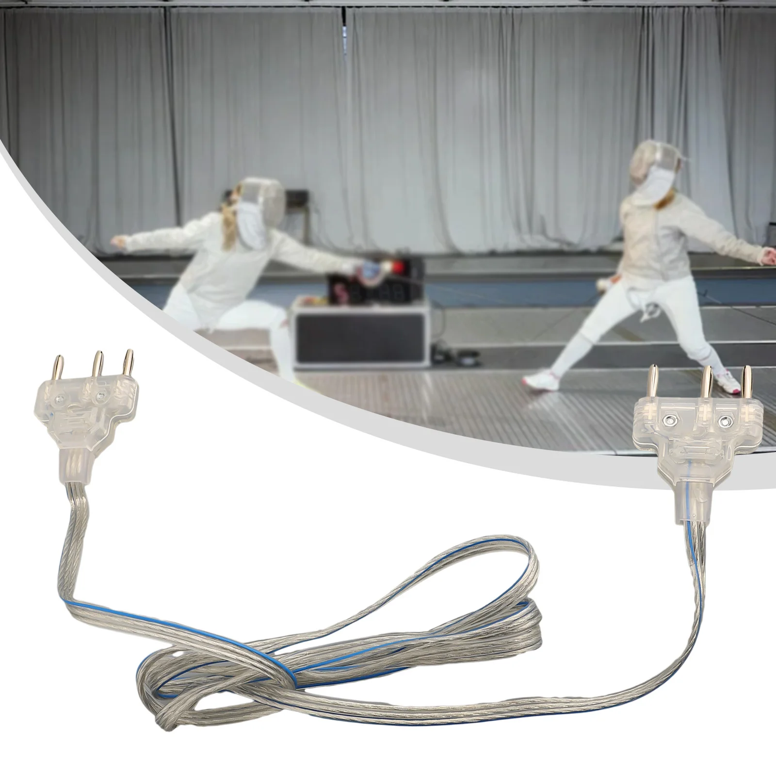 Sport Fencing Body Cords For Foil/Epee Professional Cords Stainless Steel Foil Cord Fencing Hand Line Clamp Flexible Sport Parts
Sport Fencing Body Cords For Foil/Epee Professional Cords Stainless Steel Foil Cord Fencing Hand Line Clamp Flexible Sport Parts