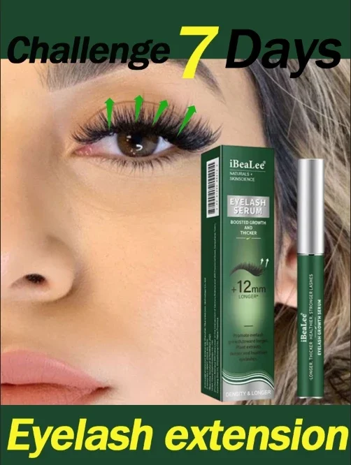 

7 Days Eyelash Fast Growth extension Essence Liquid Natural Enhancement Nourishing Curls Thicker Lashes Hair Curly Care Serum