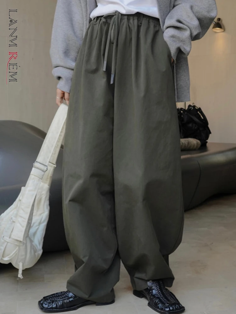 LANMREM Fashion Solid Color Wide Leg Pants Women Lace-up Elastic High Waist Loose Long Trousers Vintage 2023 Autumn New 2AA2633
LANMREM Fashion Solid Color Wide Leg Pants Women Lace-up Elastic High Waist Loose Long Trousers Vintage 2023 Autumn New 2AA2633