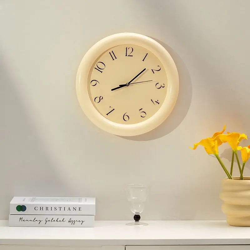 ins cream wall clock good-looking clock wall clock living room home clock wall-mounted household mute
ins cream wall clock good-looking clock wall clock living room home clock wall-mounted household mute
