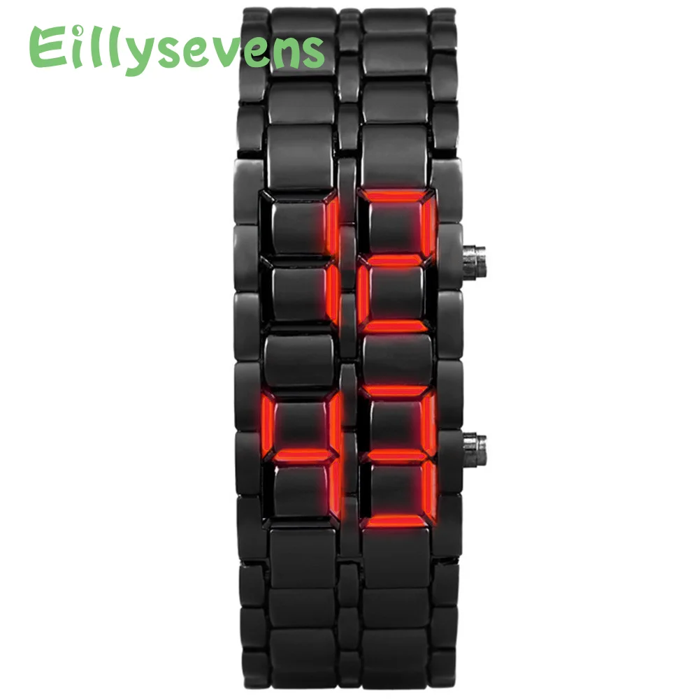 Fashion Black Full Metal Digital Wrist Watch Men Blue LED Display Men's Watches Gifts for Male Sport Creative Relogio Minino
Fashion Black Full Metal Digital Wrist Watch Men Blue LED Display Men's Watches Gifts for Male Sport Creative Relogio Minino