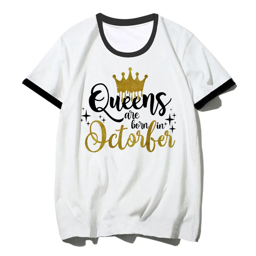 Golden Crown Queen Are Born in January to December top women funny Tee female streetwear funny comic clothes
Golden Crown Queen Are Born in January to December top women funny Tee female streetwear funny comic clothes