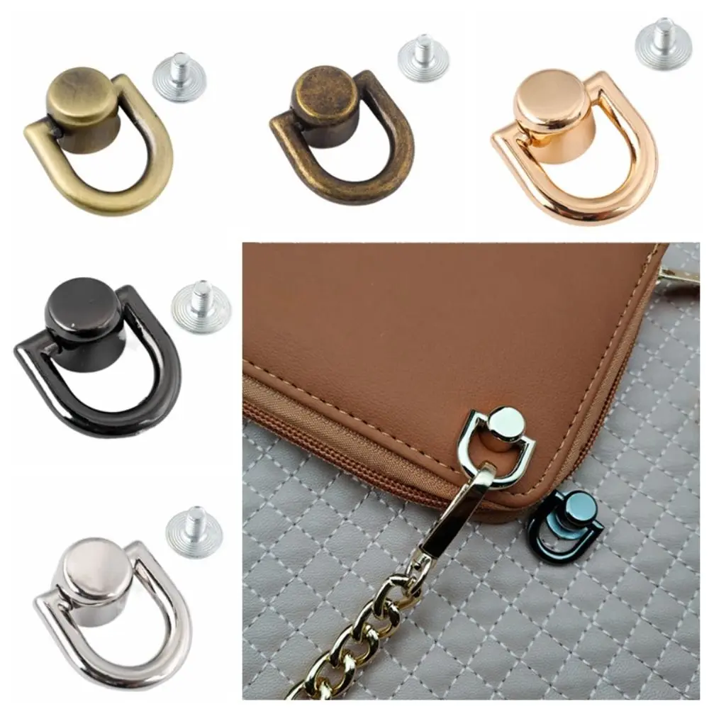 

Tong Snap Bag Rivet Nail Buckle D Ring Metal Metal Bag Rivet Nail Hardware Accessorie Studs Button Handbag Belt Traveling Bag