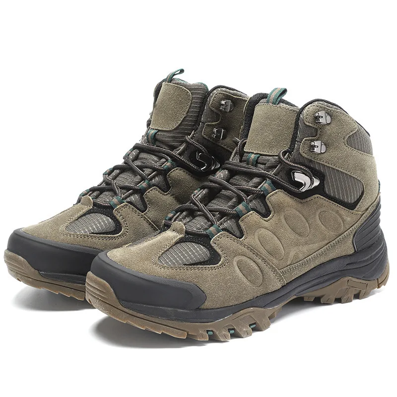 Designer High-Top Men Hiking Boot Winter Outdoors Shoes Lace-Up Outdoor Sports Casual Trekking Boots Man Waterproof Suede
Designer High-Top Men Hiking Boot Winter Outdoors Shoes Lace-Up Outdoor Sports Casual Trekking Boots Man Waterproof Suede