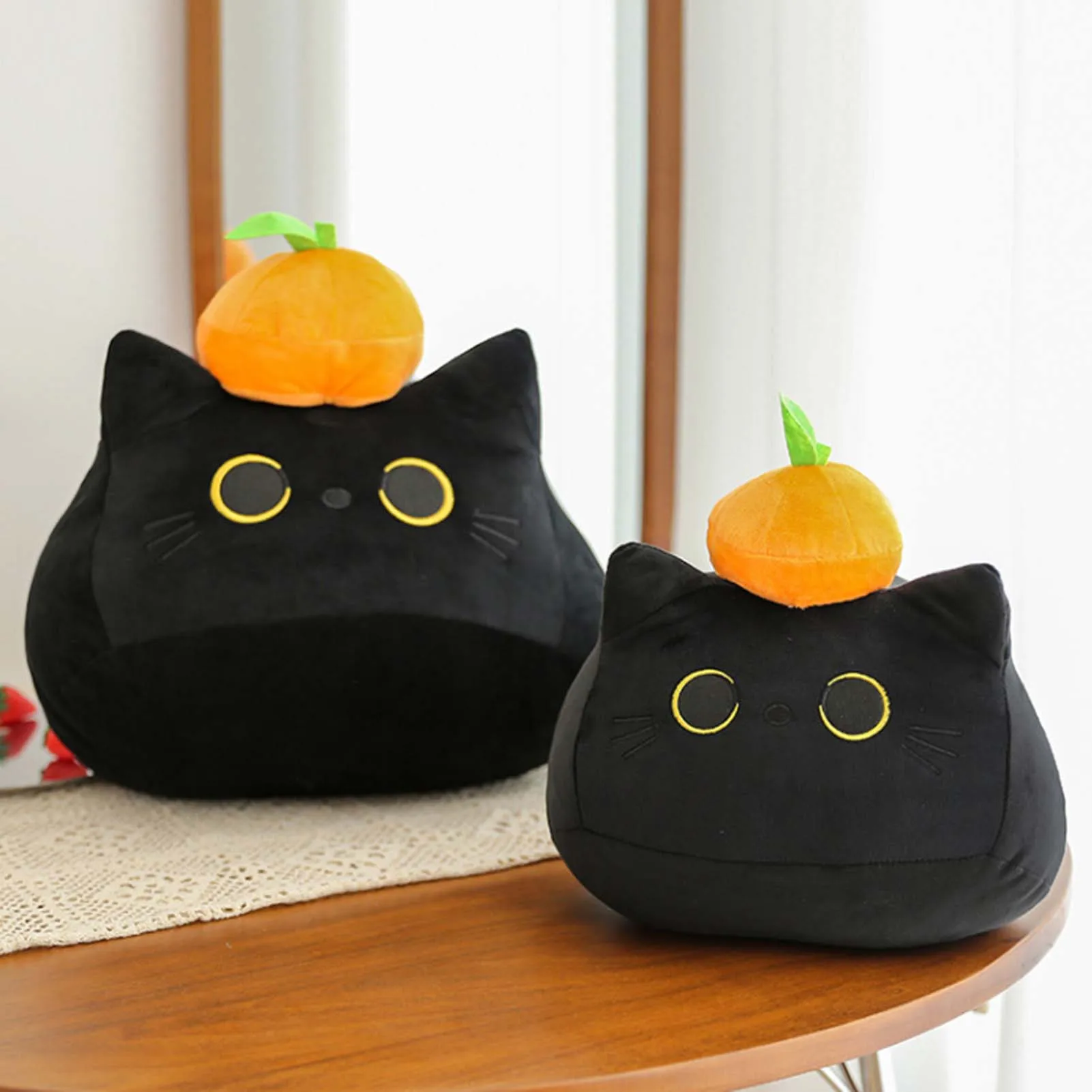 30/40cm Kawaii Orange Black Cat Pillow Plush Doll Toys Cute Cute High Quality Gifts For Boys Girls Friends Decorate Childrens
30/40cm Kawaii Orange Black Cat Pillow Plush Doll Toys Cute Cute High Quality Gifts For Boys Girls Friends Decorate Childrens