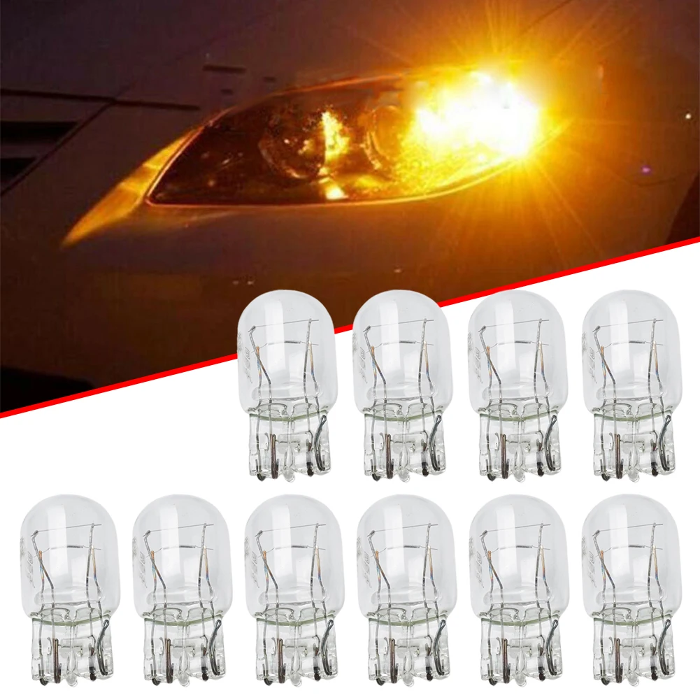 10x T20 7443 1891 21/5W Car Halogen Lamp Marker Wedge License Plate Light Bulb Instrument Light Clear Glass Turn Signal Stop
10x T20 7443 1891 21/5W Car Halogen Lamp Marker Wedge License Plate Light Bulb Instrument Light Clear Glass Turn Signal Stop
