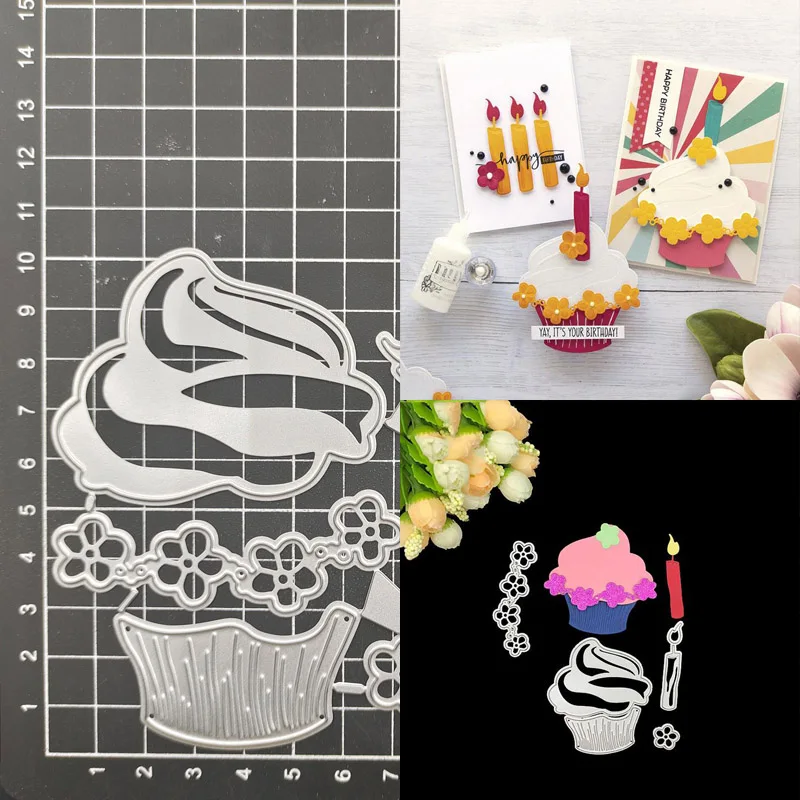Ice Cream Cake Candle Flower Metal Cutting Dies Stencil Scrapbook Diy Album Stamp Paper Card Embossing Decor Craft Knife Mould
Ice Cream Cake Candle Flower Metal Cutting Dies Stencil Scrapbook Diy Album Stamp Paper Card Embossing Decor Craft Knife Mould