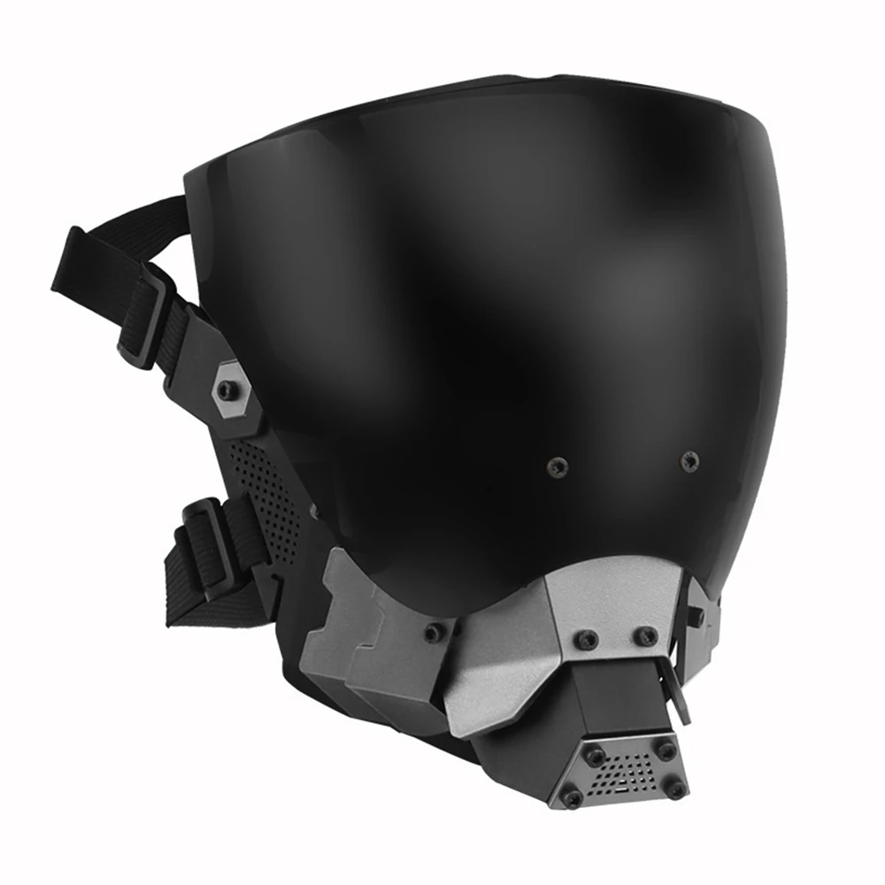 

Шлем черный инновационный уникальный функция научной фантастики научная фантастика Механическая ролевая игра крутая маска модная популярная маска