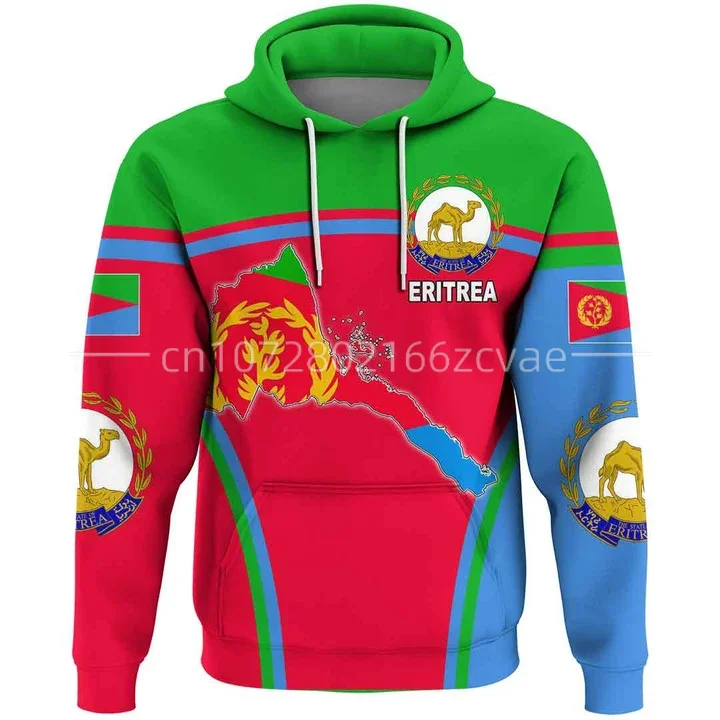 2023 African Region Spring and Autumn New Clothing Men's Casual Loose Hoodie Sweater Print Eritrea Flag Hoodie
2023 African Region Spring and Autumn New Clothing Men's Casual Loose Hoodie Sweater Print Eritrea Flag Hoodie