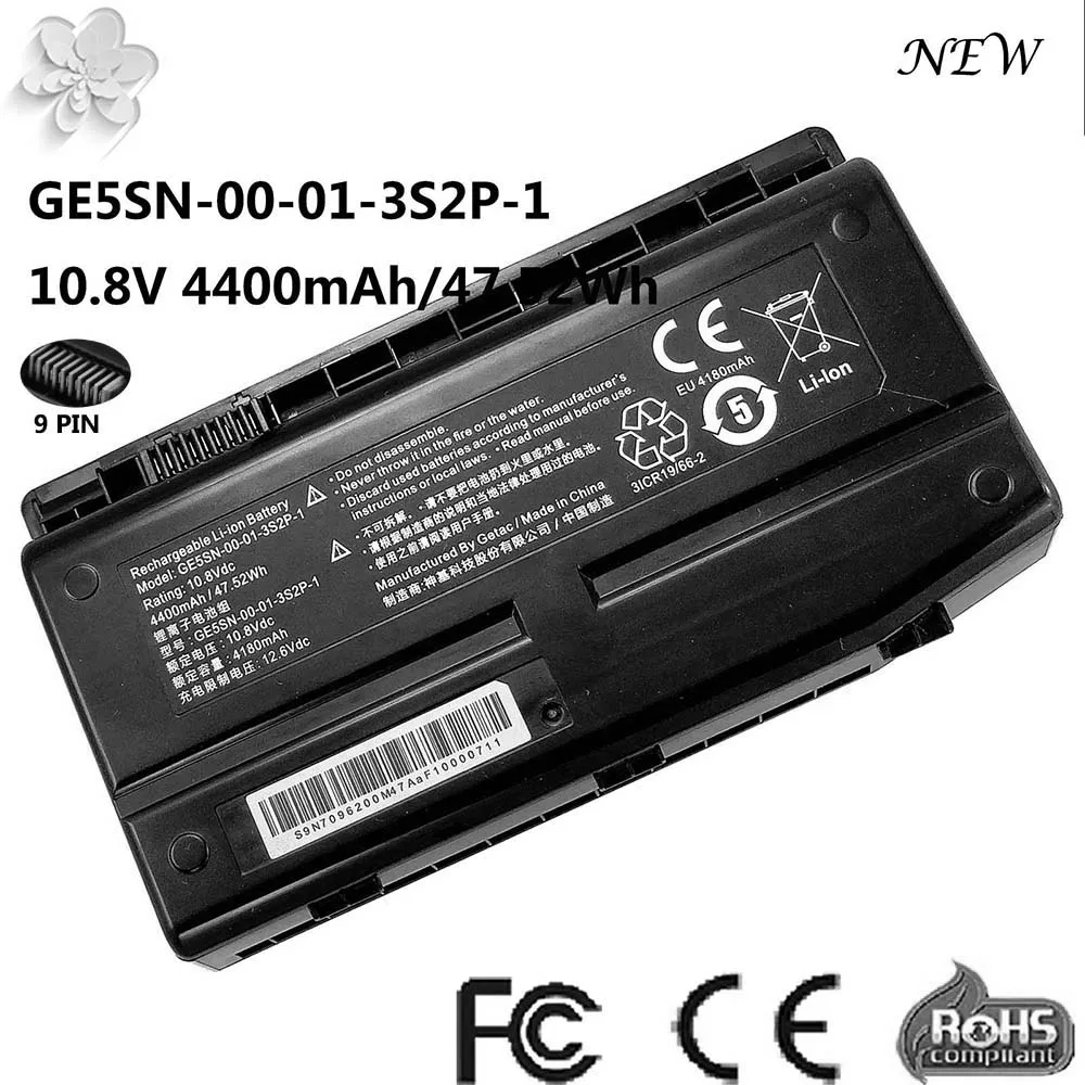 Новый аккумулятор для ноутбука Valenx GE5SN для Shinelon MECHREVO Deep Sea GE5SN-00-12-3S2P-0 MR M6/HPRO X7TI GTX
Новый аккумулятор для ноутбука Valenx GE5SN для Shinelon MECHREVO Deep Sea GE5SN-00-12-3S2P-0 MR M6/HPRO X7TI GTX