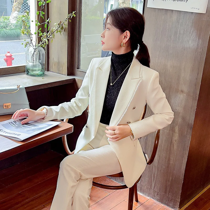 2022 New High-End Suit Jacket Women's Small Suit Business Suit Ol Temperament Commute Business Spring and Autumn Work Clothes
2022 New High-End Suit Jacket Women's Small Suit Business Suit Ol Temperament Commute Business Spring and Autumn Work Clothes