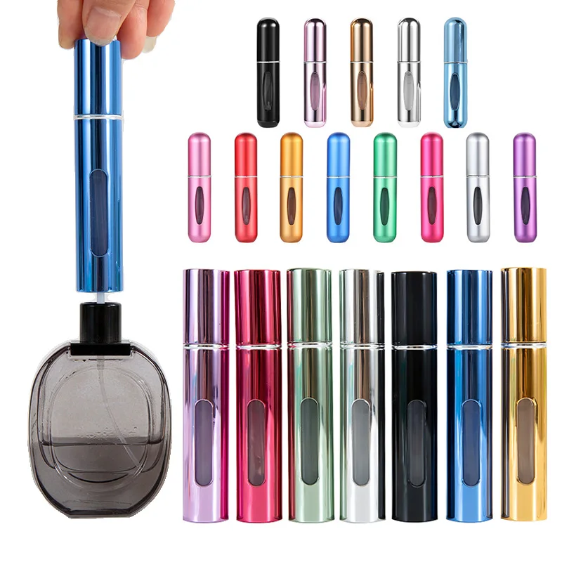 Perfume Spray Refillable Bottle 1PC 5ml 8ml Mini Portable Atomizer Jar Scent Pump Empty Container Cosmetic Liquid Tools
Perfume Spray Refillable Bottle 1PC 5ml 8ml Mini Portable Atomizer Jar Scent Pump Empty Container Cosmetic Liquid Tools