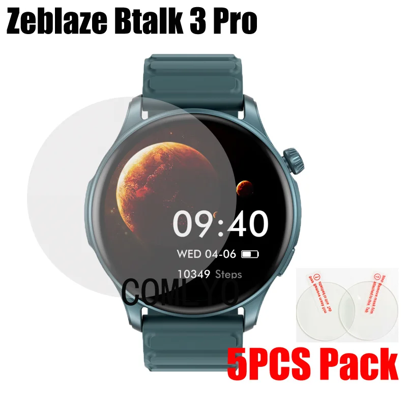 5pcs for Zeblaze Btalk 3 PRO Tempered Glass Smart watch Glass Screen Protector 9H 2.5D Film
5pcs for Zeblaze Btalk 3 PRO Tempered Glass Smart watch Glass Screen Protector 9H 2.5D Film