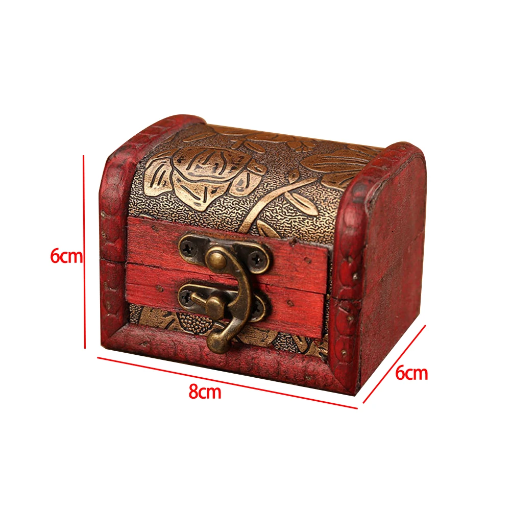Retro Storage Treasure Box Storage Case Decorative Wooden Treasure Chest Storing Jewelry Necklaces Souvenirs For Bedroom
Retro Storage Treasure Box Storage Case Decorative Wooden Treasure Chest Storing Jewelry Necklaces Souvenirs For Bedroom