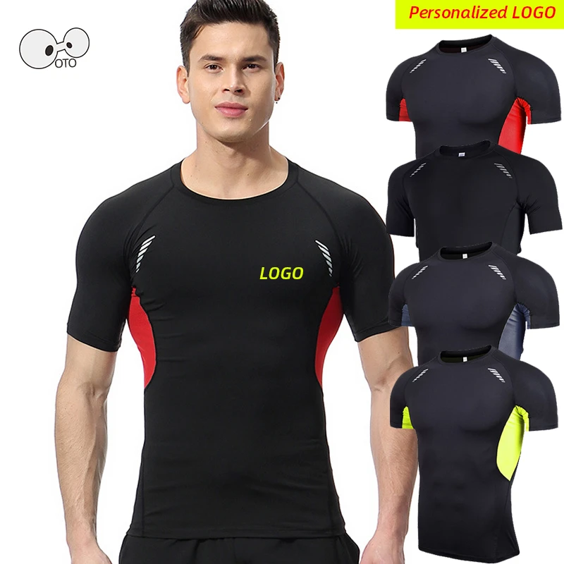 Personalized Men's Compression Running T-Shirts Quick Dry Breathable Sport Fitness Gym Tops Patchwork Mesh Sportswear Jersey
Personalized Men's Compression Running T-Shirts Quick Dry Breathable Sport Fitness Gym Tops Patchwork Mesh Sportswear Jersey