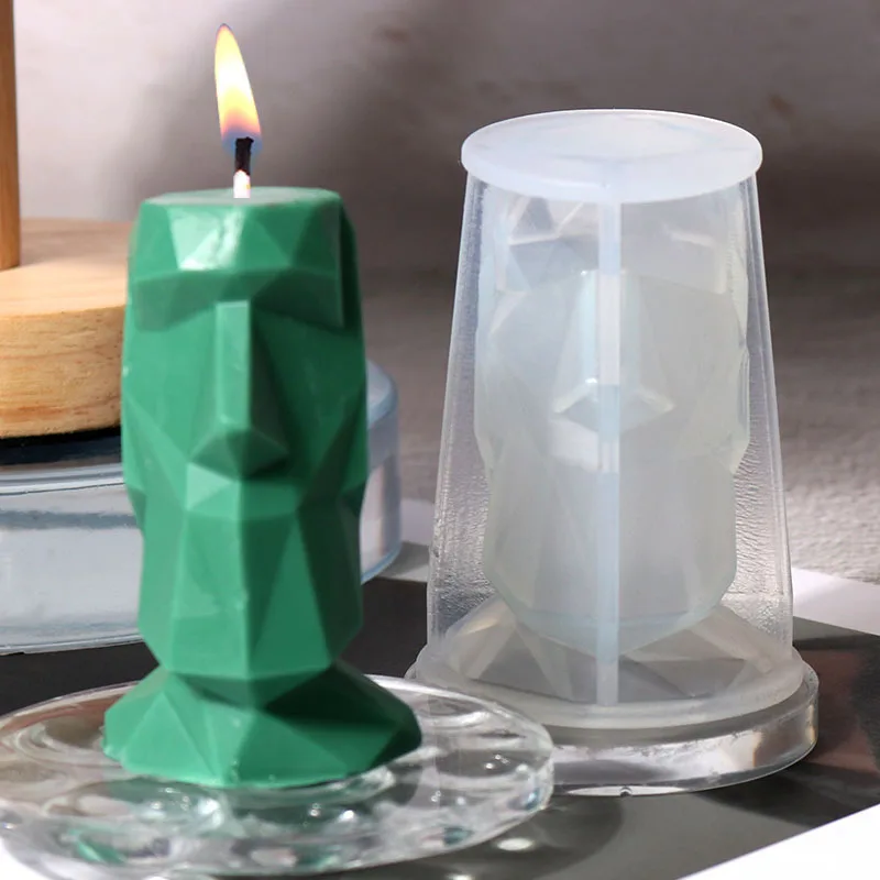 Diamond Giant Face Candle Silicone Mold Easter Island Halloween Scented Candle Soap Gypsum Resin Mold Candle Making Supplies
Diamond Giant Face Candle Silicone Mold Easter Island Halloween Scented Candle Soap Gypsum Resin Mold Candle Making Supplies