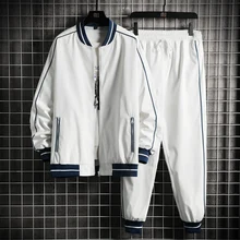Men's sports and casual suit two-piece jacket set of men's fashion
Men's sports and casual suit two-piece jacket set of men's fashion