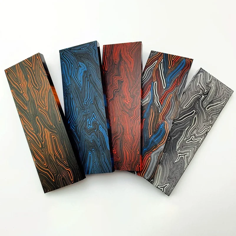 2pcs/lot G10 Composite Material Damascus Pattern Knife Slingshot EDC Tools Handle DIY Making Grip Scale Patches Accessories Slab
2pcs/lot G10 Composite Material Damascus Pattern Knife Slingshot EDC Tools Handle DIY Making Grip Scale Patches Accessories Slab
