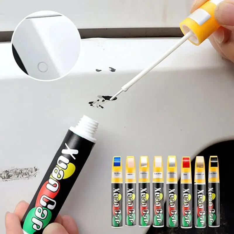 

12Ml Car Paint Repair Pen Automotive Quick Dry Waterproof Scratch Remover marker Colored Repairing Supplies for Minor Scratches