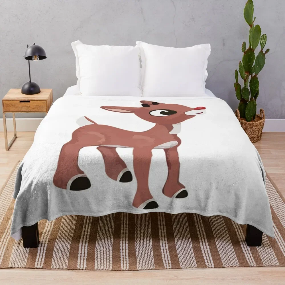 

Classic Rudolph The Red Nosed Reindeer T-ShirtClassic Rudolph Throw Blanket heavy to sleep Giant Sofa Sofa Quilt Blankets