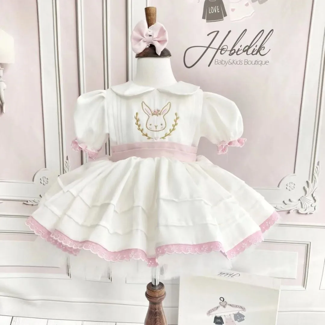 0-12Y Baby Girl Summer White Rabbit Embroidery Turkish Vintage Lolita Princess Ball Gown Dress for Birthday Christmas Eid
0-12Y Baby Girl Summer White Rabbit Embroidery Turkish Vintage Lolita Princess Ball Gown Dress for Birthday Christmas Eid