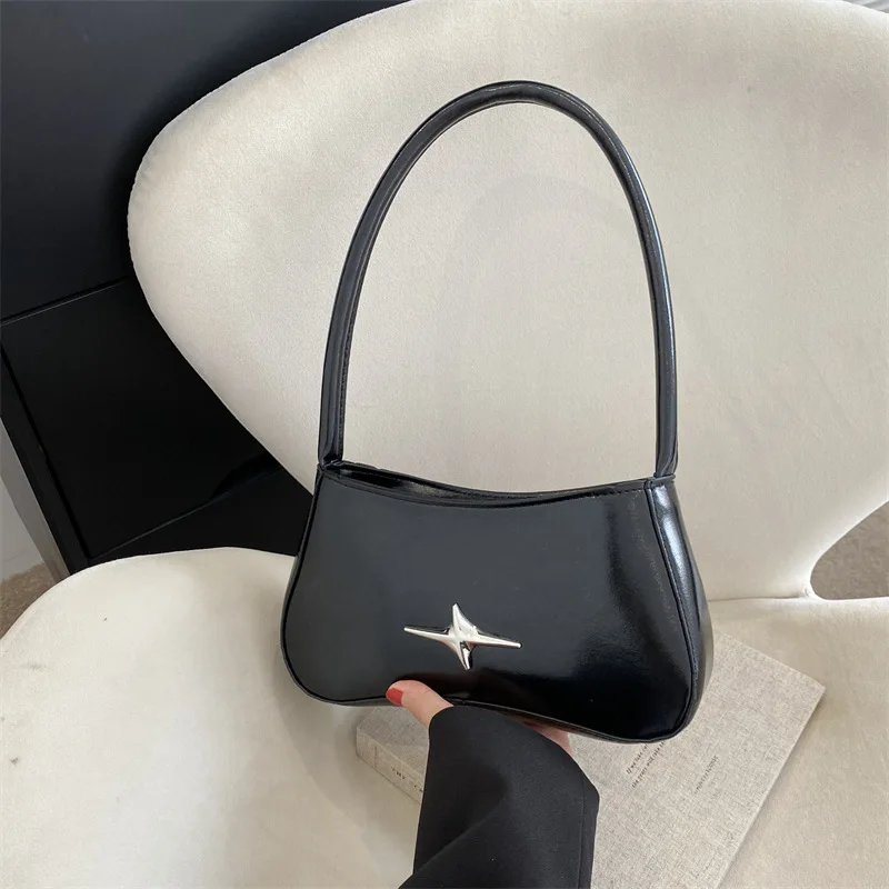 Patent Style Bag Western Style Texture 2023 Casual Autumn Popular Simplicity Fashion Hand Shoulder Underarm Bags for Woman
Patent Style Bag Western Style Texture 2023 Casual Autumn Popular Simplicity Fashion Hand Shoulder Underarm Bags for Woman