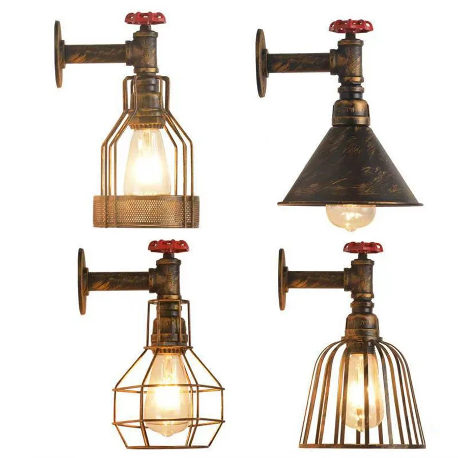 Novelty Vintage Water Pipe Wall Lamp Retro Iron Loft Industrial American Hemp Rope Wall Light Shop Window Cafe Bar Decor Sconce
Novelty Vintage Water Pipe Wall Lamp Retro Iron Loft Industrial American Hemp Rope Wall Light Shop Window Cafe Bar Decor Sconce