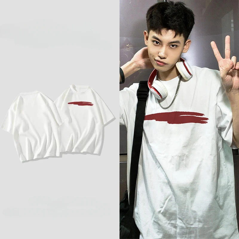 Korean high street casual versatile short sleeved printed T-shirt men's summer oversize thin loose half sleeved top T-shirt y2k
Korean high street casual versatile short sleeved printed T-shirt men's summer oversize thin loose half sleeved top T-shirt y2k