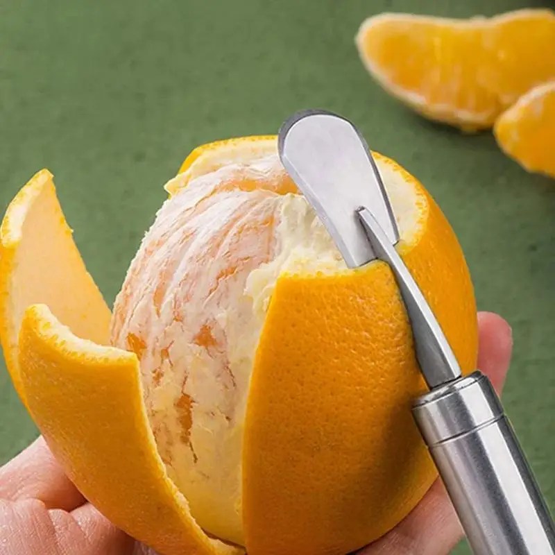 

Orange Peeler Stainless Steel Pomelo Opener Lemon Manual Peeler Grapefruit Opener Cutter Kitchen Gadgets Kitchen Accessories
