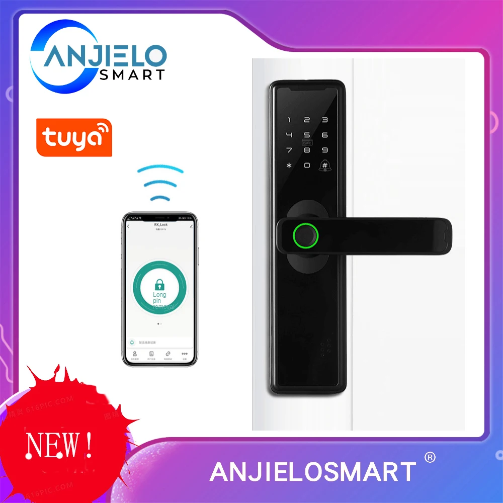 Tuya Room Bedroom Fingerprint Lock Office Hotel Apartment Bluetooth Smart Lock Swipe IC Card Electronic Lock Safe for Home
Tuya Room Bedroom Fingerprint Lock Office Hotel Apartment Bluetooth Smart Lock Swipe IC Card Electronic Lock Safe for Home