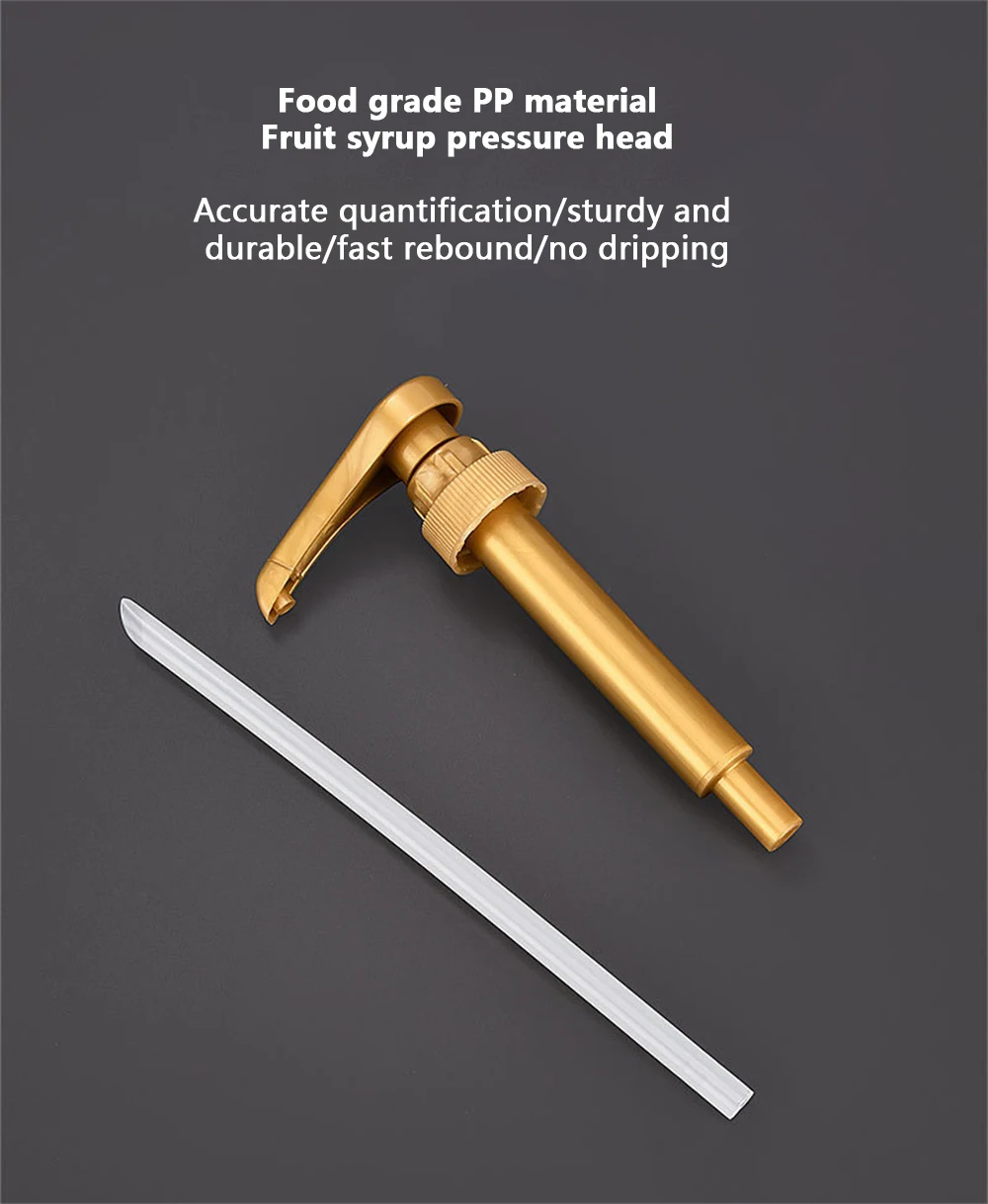 Generic 1/5 Pcs Coffee Dispenser Syrup Pump Milk Tea Liquid Dispenser