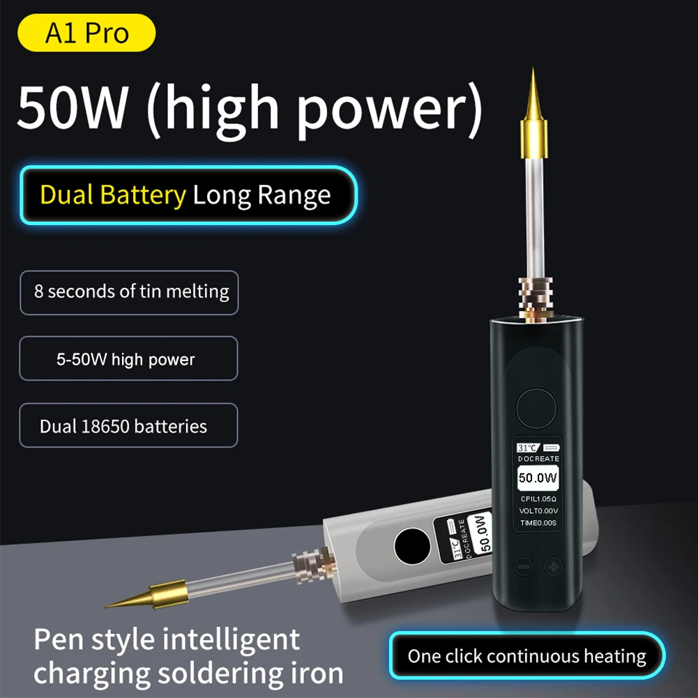 Adjustable Temperature Electric Soldering Iron 5-50W Welding Solder Rework Station Heat Pencil Tips Repair Tools Soldering Iron
Adjustable Temperature Electric Soldering Iron 5-50W Welding Solder Rework Station Heat Pencil Tips Repair Tools Soldering Iron
