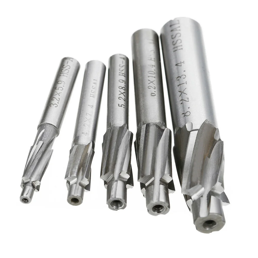 5Pcs Countersink End Mill Cutter HSS Counterbore End Mill M3-M8 Pilot Slotting Tool Drill Bit For Woodworking Carpentry Tools
5Pcs Countersink End Mill Cutter HSS Counterbore End Mill M3-M8 Pilot Slotting Tool Drill Bit For Woodworking Carpentry Tools