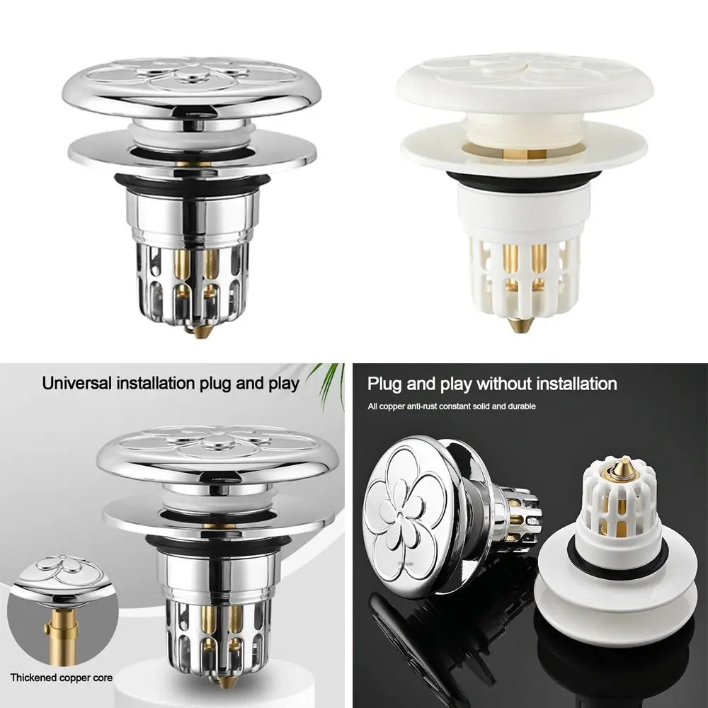 Insect-Proof Basin Drain Stopper Deodorant Core Universal Pop-Up Bounce Core Anti-Odor Bathtub Filter Plug Bathroom Kitchen
Insect-Proof Basin Drain Stopper Deodorant Core Universal Pop-Up Bounce Core Anti-Odor Bathtub Filter Plug Bathroom Kitchen