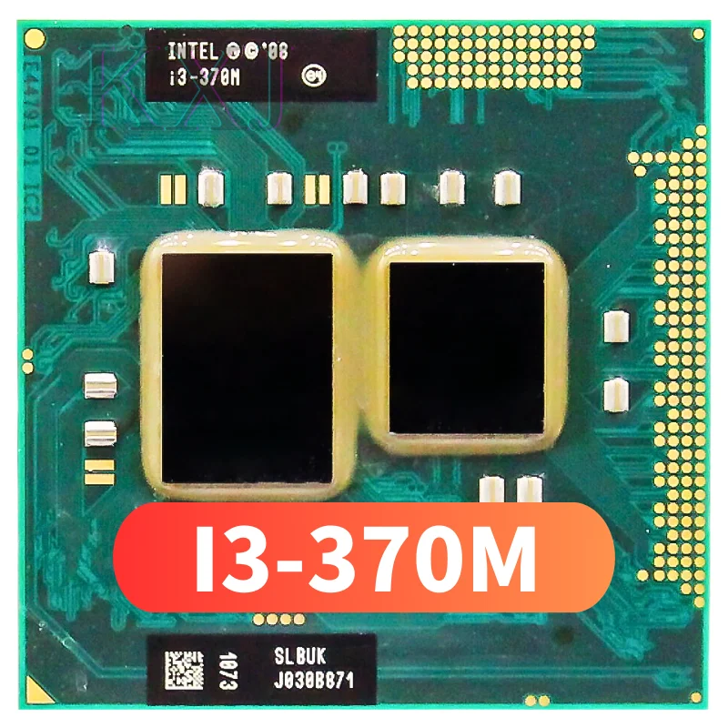 

Intel Core i3-370M i3 370M SLBUK 2.4 GHz Used Dual-Core Quad-Thread CPU Processor 3W 35W Socket G1 / rPGA988A