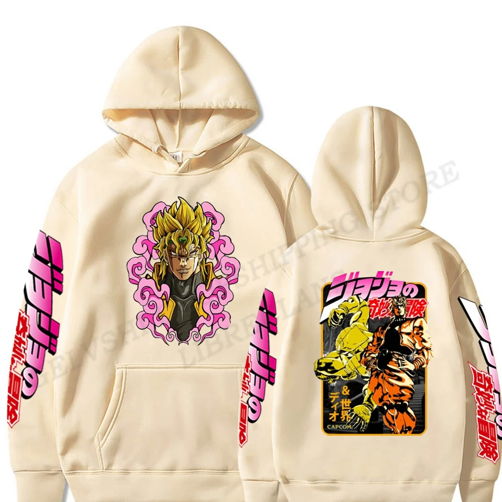 

JOJO's Bizarre Adventure Hoodies Men Women Fashion Anime Hoodie Kids Hip Hop Hoodie Boy Coats Women Sweats Pullovers Tracksuits