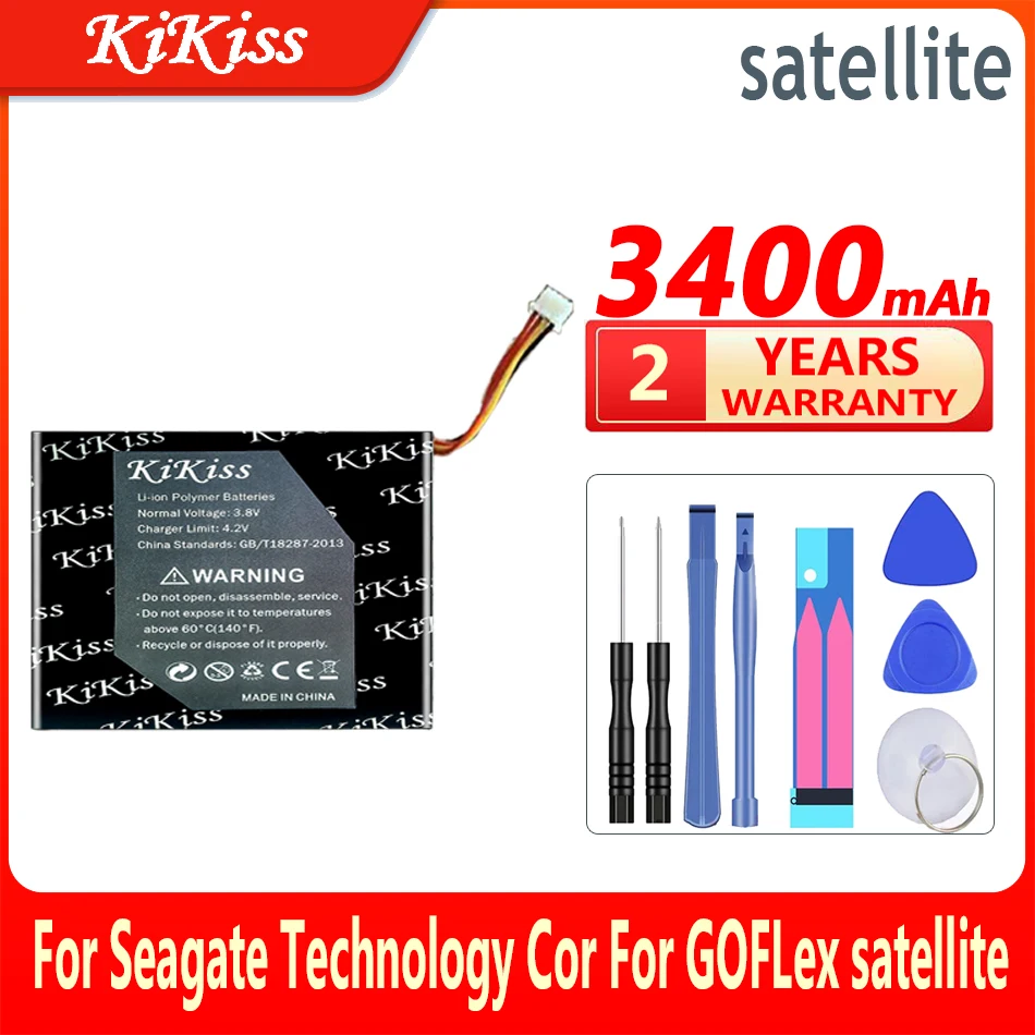 

Аккумулятор KiKiss 3400 мАч для беспроводного мобильного жесткого диска Seagate Technology Cor