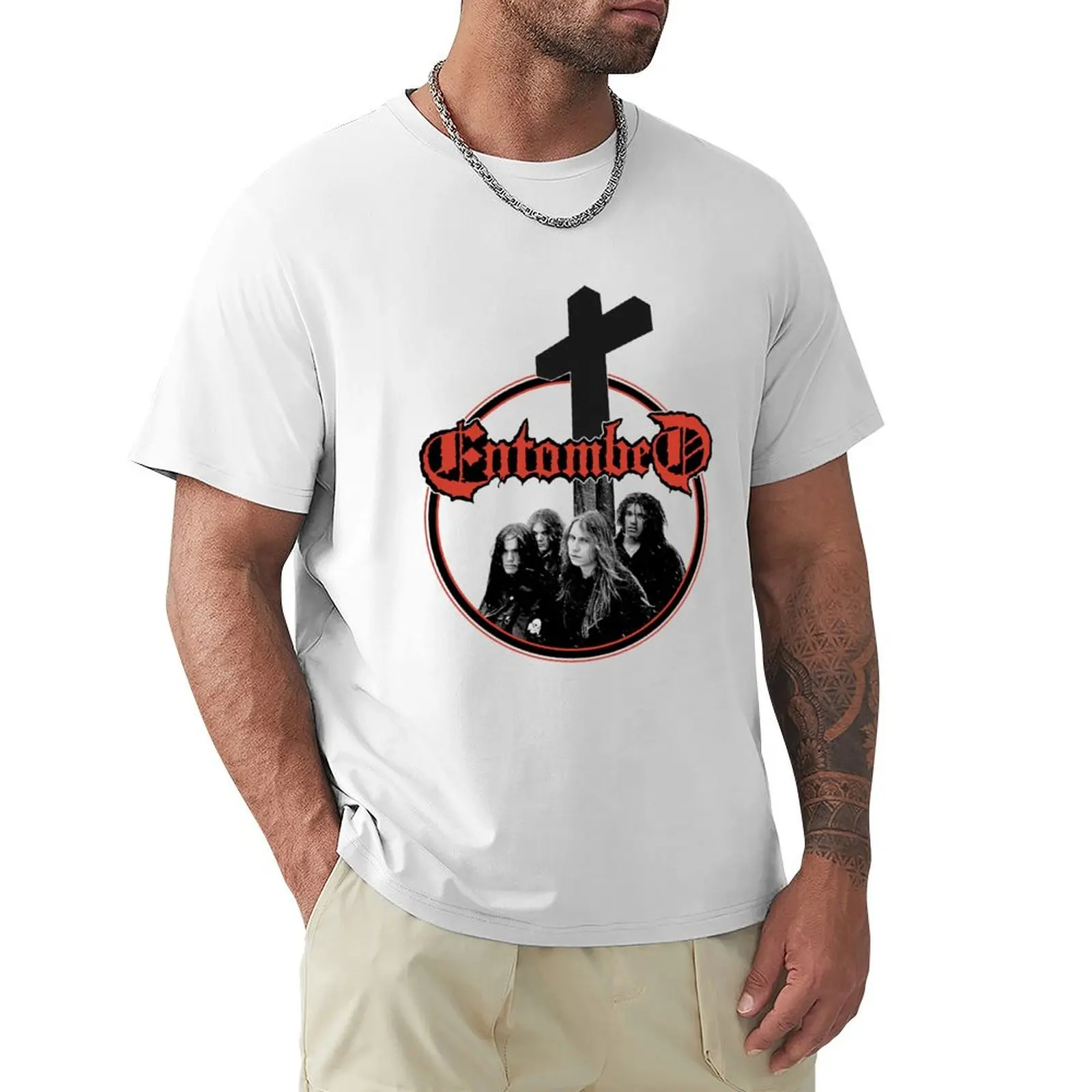 ENTOMBED - T-SHIRT, LEFT HAND CROSS T-Shirt sweat for a boy t shirts for men pack 
ENTOMBED - T-SHIRT, LEFT HAND CROSS T-Shirt sweat for a boy t shirts for men pack