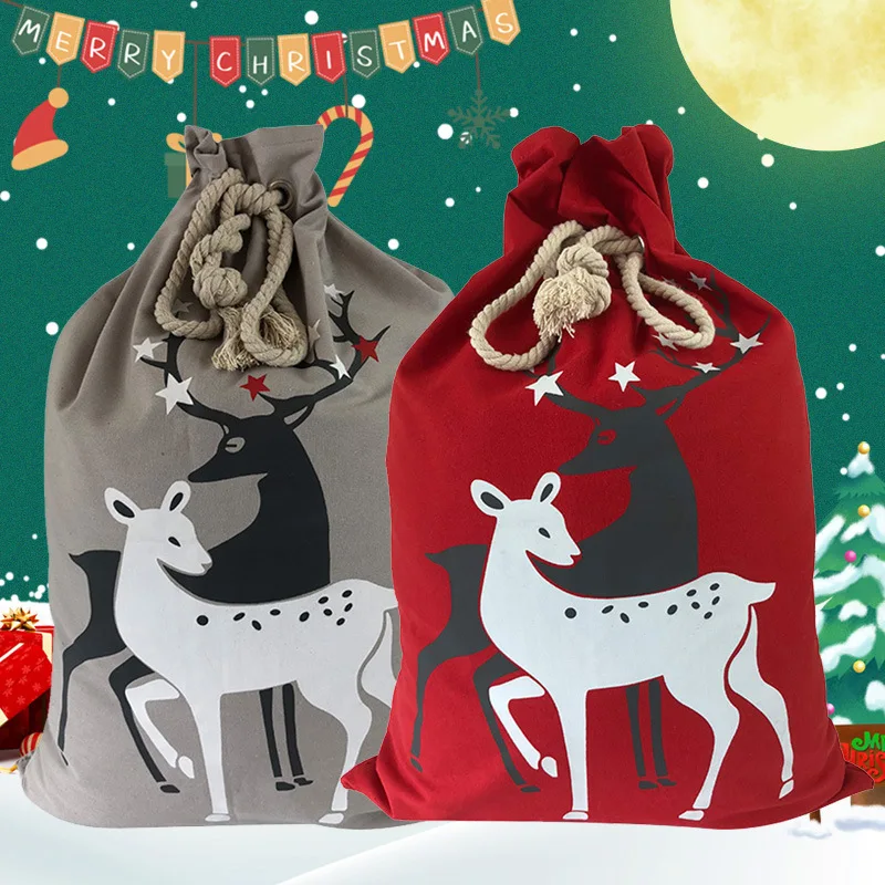 10pcs 50x70cm Drawstring Merry Christmas Santa Claus Gift Bags Large Goods Cookies Candy Packaging Bag for Christmas Wholesale
10pcs 50x70cm Drawstring Merry Christmas Santa Claus Gift Bags Large Goods Cookies Candy Packaging Bag for Christmas Wholesale