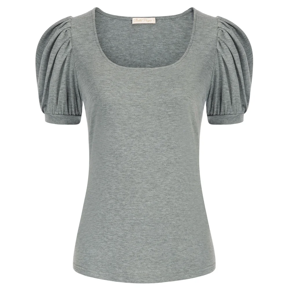 BP Women Vintage Puffed Sleeve T-ShirtS Short Sleeve Square Neck Tops Ladies Summer Blouse Tee Top Woman Clothes Solid Color
BP Women Vintage Puffed Sleeve T-ShirtS Short Sleeve Square Neck Tops Ladies Summer Blouse Tee Top Woman Clothes Solid Color
