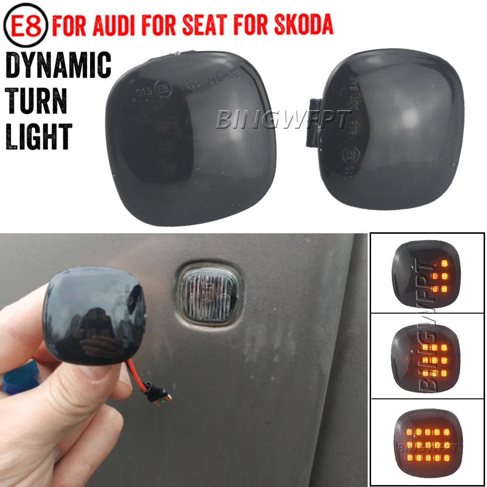 1 Pair LED Dynamic Side Marker Light Sequential Turn Signal Lamp For Skoda Fabia Octavia Roomster Rapid Audi A3 8L A4 A4 B5
1 Pair LED Dynamic Side Marker Light Sequential Turn Signal Lamp For Skoda Fabia Octavia Roomster Rapid Audi A3 8L A4 A4 B5