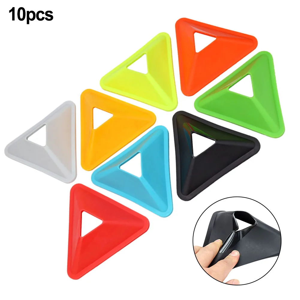 10pcs Triangle Soccer Training Field Marking Football Inline Skating Cross Speed Training Equipment Coach Training Agility Sport
10pcs Triangle Soccer Training Field Marking Football Inline Skating Cross Speed Training Equipment Coach Training Agility Sport