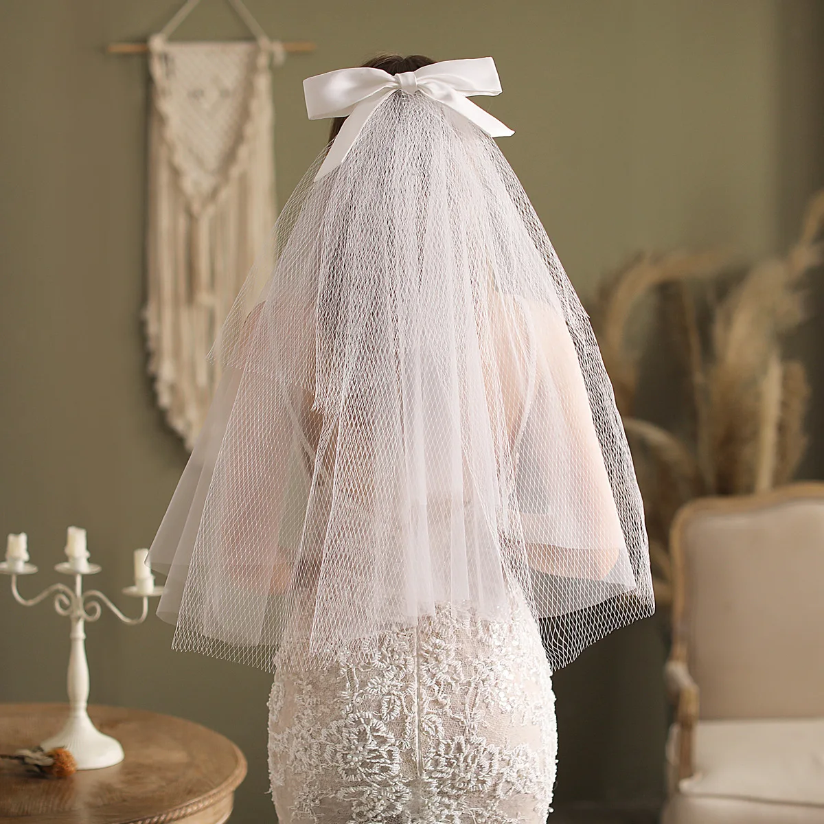 Classic Soft Tulle Bridal Veils for Women Wedding White Two Layers Tulle Veil with Satin Bow Comb Short voile mariage
Classic Soft Tulle Bridal Veils for Women Wedding White Two Layers Tulle Veil with Satin Bow Comb Short voile mariage
