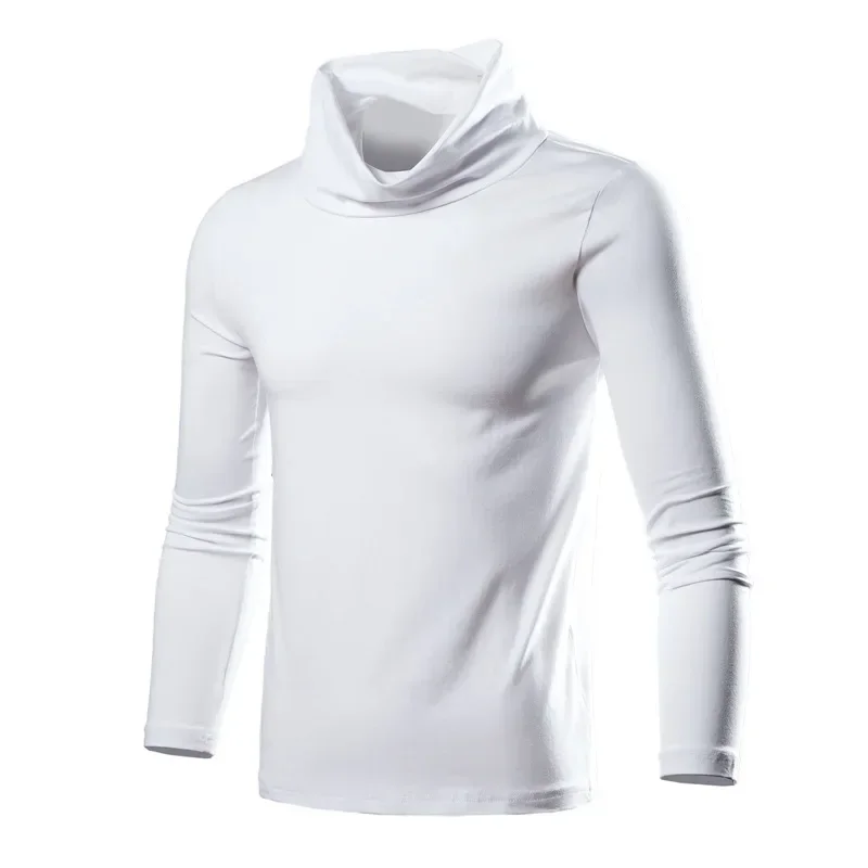 2023 Autumn/Winter New Men's Underlay T-shirt Stacked Collar Solid Fit Long Sleeve T-shirt Men's Top
2023 Autumn/Winter New Men's Underlay T-shirt Stacked Collar Solid Fit Long Sleeve T-shirt Men's Top