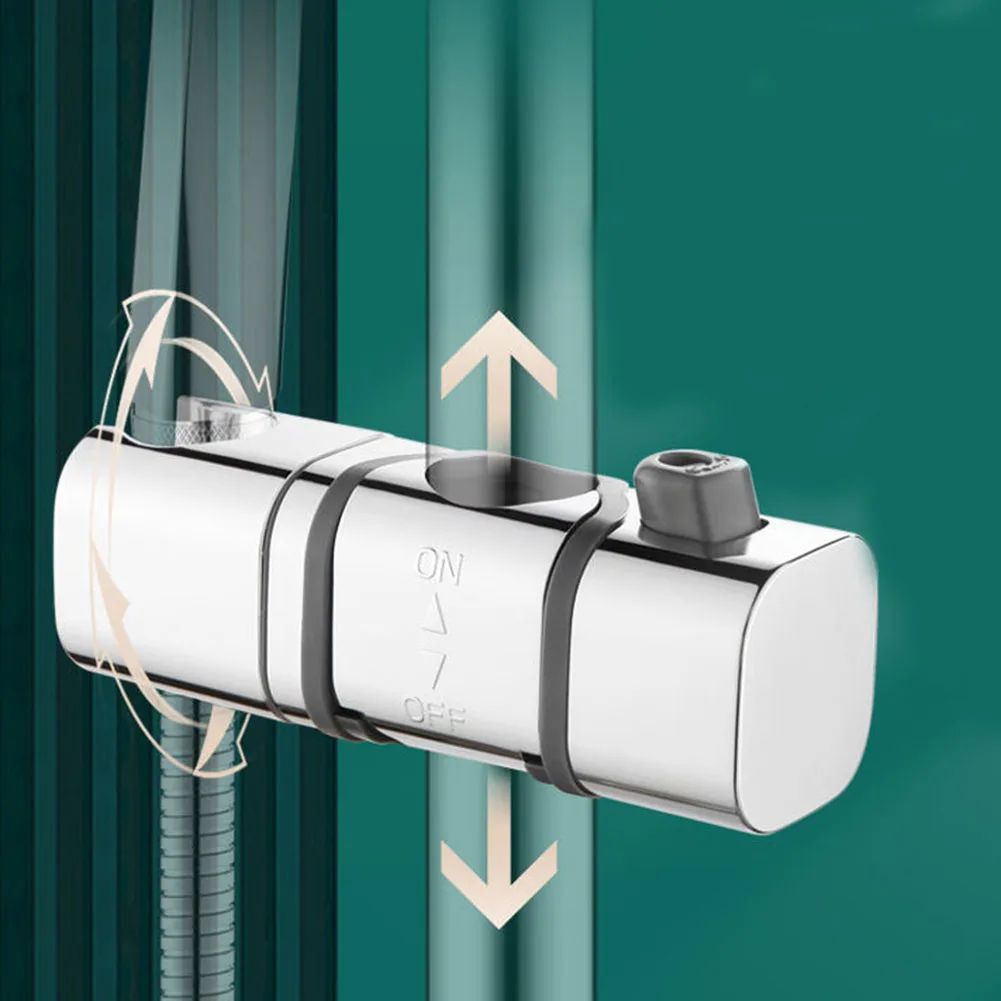 Home Replacement Shower Head Holder Bracket Universal 18-25mm Shower Slide Rail Bar Holder Adjustable Clamp Bathroom Accessories
Home Replacement Shower Head Holder Bracket Universal 18-25mm Shower Slide Rail Bar Holder Adjustable Clamp Bathroom Accessories